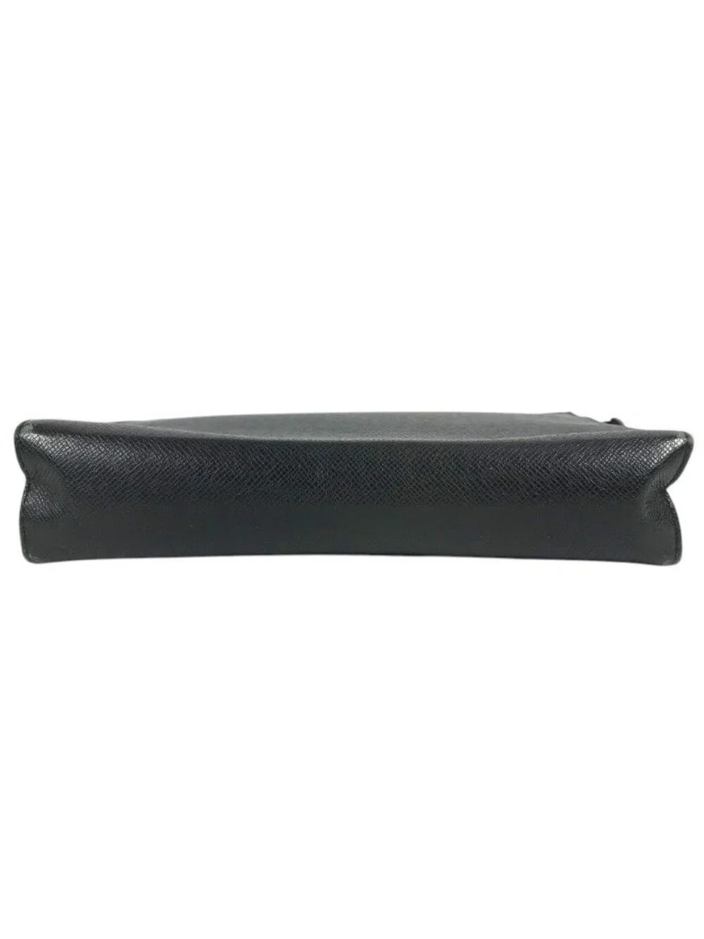 Louis Vuitton Clutch Pochette Voyage Taiga Leather Ardoise Black